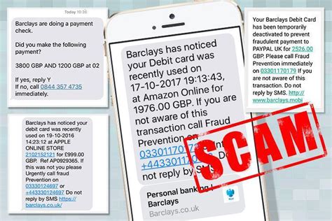 barclays is warning customers that they should never reply to these