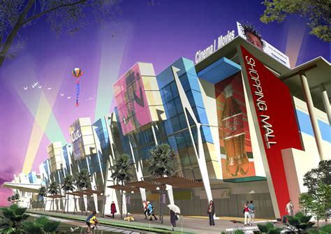 proposed shopping mall architectural design
