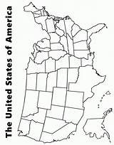 Coloring Map States United Usa Library Clipart Plain sketch template