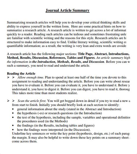 write  journal article review