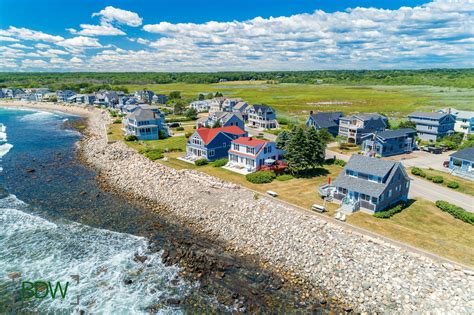 oceanfront home  wells beach wells maine maine drone photography