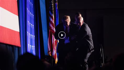 donald trump rushed offstage in reno the new york times