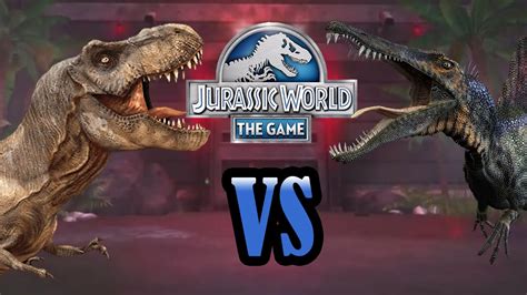T Rex Vs Spinosaurus Dino Battles Jurassic World