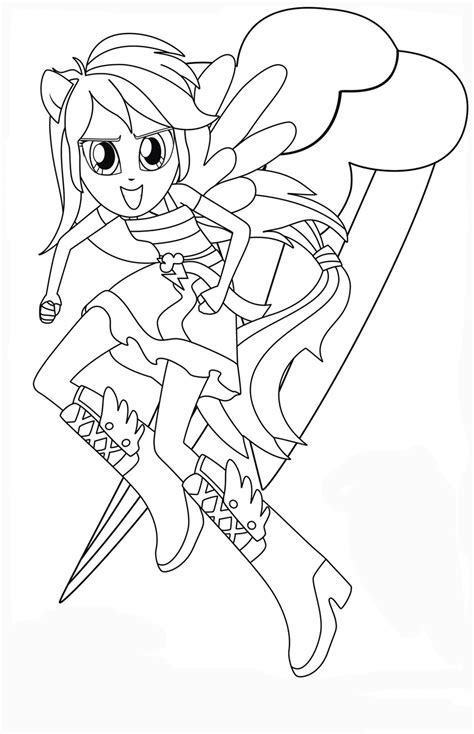 equestria girls coloring pages    print
