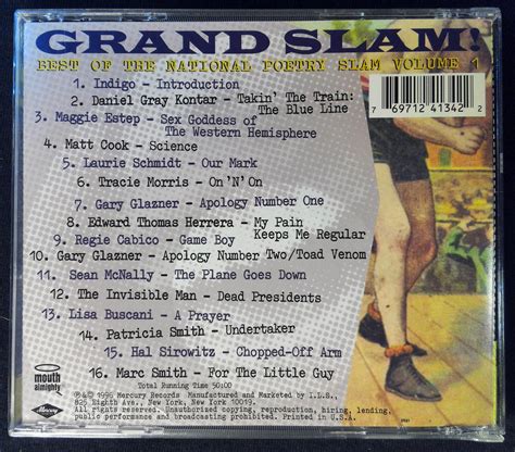 grand slam the best of the national poetry slam volume 1 the