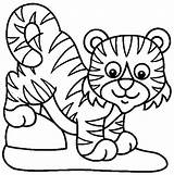 Tigre Disegni Bambini Colorare Kolorowanki Piccoli Mamiferos Tygrysy Animais Tigres Kleurplaten Loira Tygrys Druku Tijgers Tijger Welpje Kolorowanka Dzieci Coloratutto sketch template