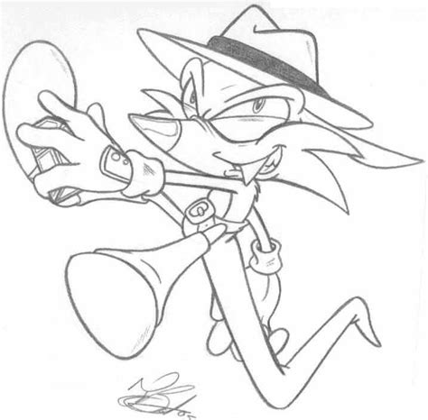 darkspine sonic  coloring pages