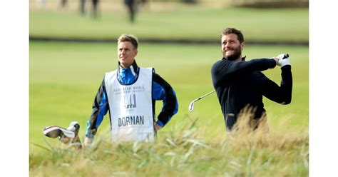 Jamie Dornan Golfing In Scotland October 2016 Popsugar
