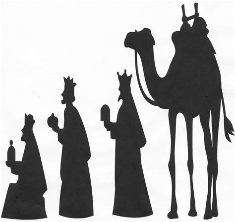 magi gifts silhouette scene clipart   cliparts  images