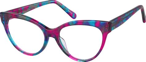 pattern cat eye glasses 4434139 zenni optical eyeglasses cat eye