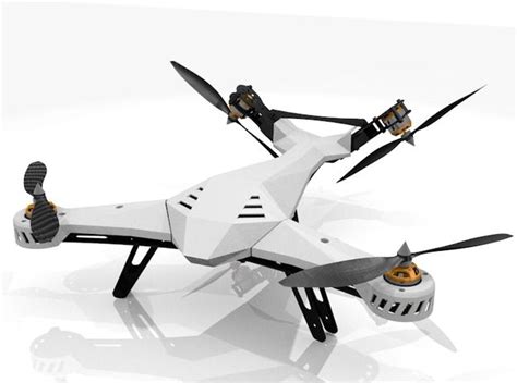 dialfonzo copter vtail    part kit  innerbreedfx  shapeways drone design diy