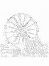 Ferris Riesenrad Malvorlagen sketch template