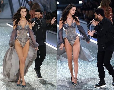 Bella Hadid Has A Run In With The Weeknd At The Victoria S