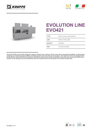 evolution  evo krupps srl  catalogs documentation