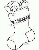 Christmas Coloring Pages Stocking Stockings Stencils Winter Sheets Crafts Clipart Printable Template Xmas Pattern Book Invitations Colouring Color Blank Kids sketch template