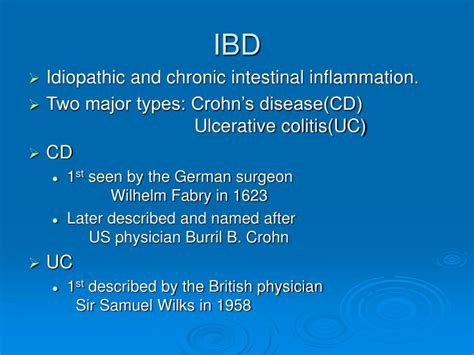 ppt inflammatory bowel disease powerpoint presentation id 4002630