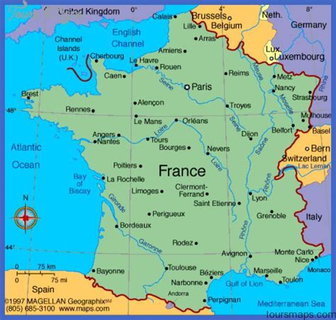 france map toursmapscom