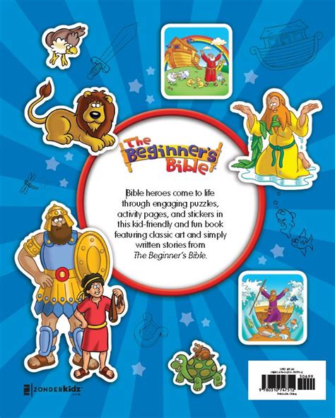 the beginner s bible super heroes of the bible sticker and activity bo