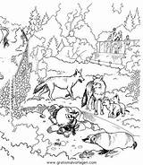 Loup Coloriage Verschiedene Animaux Malvorlage Coloriages Misti Cliquer Malvorlagen sketch template