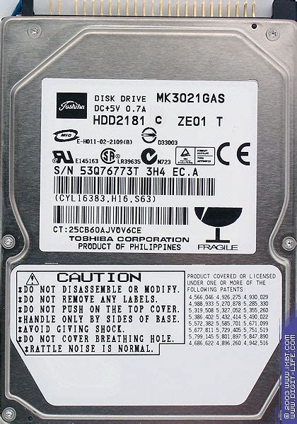 Сравнение жестких дисков для ноутбуков со скоростью вращения шпинделя 5400 rpm