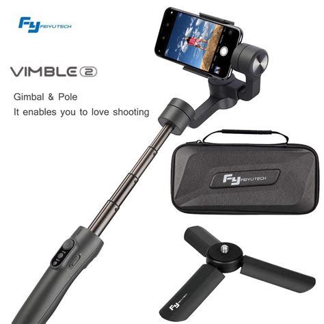 feiyutech vimble  extendable handheld  axis gimbal stabilizer  smartphone  tripod