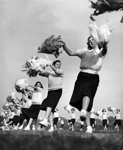 spirited vintage   cheerleaders  action