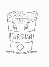 Milkshake Designlooter sketch template