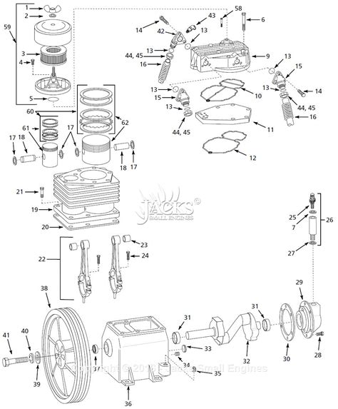 campbell hausfeld tfav parts diagram  pump parts