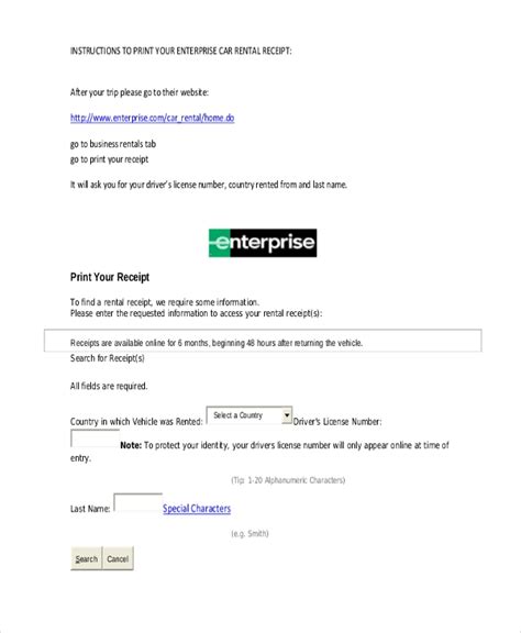 sample rent receipt forms   excel word