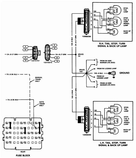 chevy silverado tail light wiring diagram  faceitsaloncom