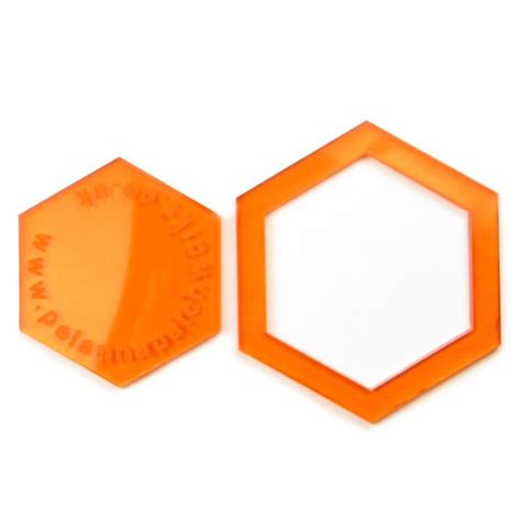 acrylic hexagon templates   english paper pattern piecing