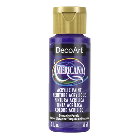 decoart americana acrylic color  oz dioxazine purple semi opaque