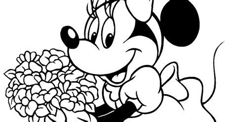 kids coloring minnie mouse coloring
