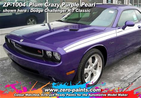 plum crazy purple pearl ml zp   paints
