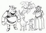 Coloring Shrek Pages Happily Ever Movie After sketch template
