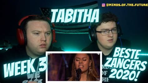 tabitha ik hou van mij beste zangers  reaction youtube