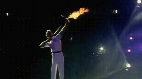 The Greatest Olympic Cauldron Lighting Ever By Bow And Arrow  On
