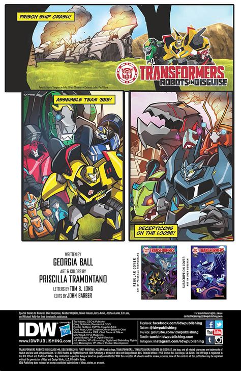 idw transformers robots in disguise 6 full preview