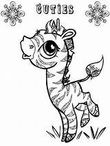 Coloring Pages Cuties Printable Cute Lps Zebra Kids Baby Creative Color Animal Colouring Adult Pg Print Dolphin Clipart Cutie Recommended sketch template