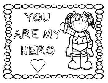 superhero valentines coloring sheets preview valentine coloring