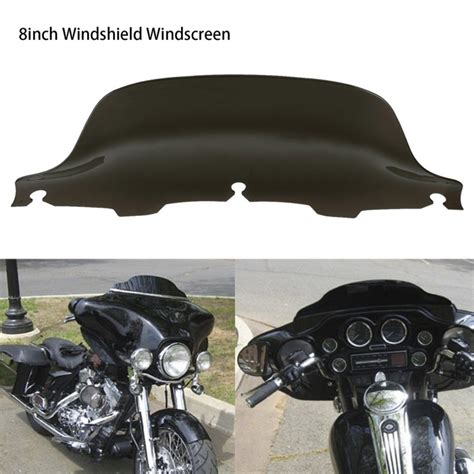 black windshield windscreen fairing air wind deflectors refitted