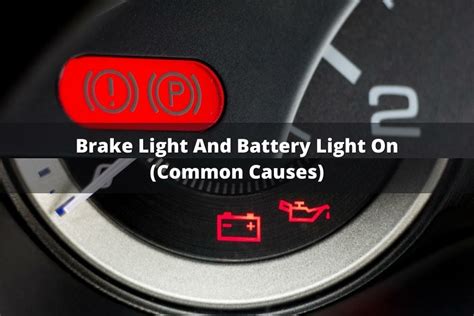 brake light  battery light  common