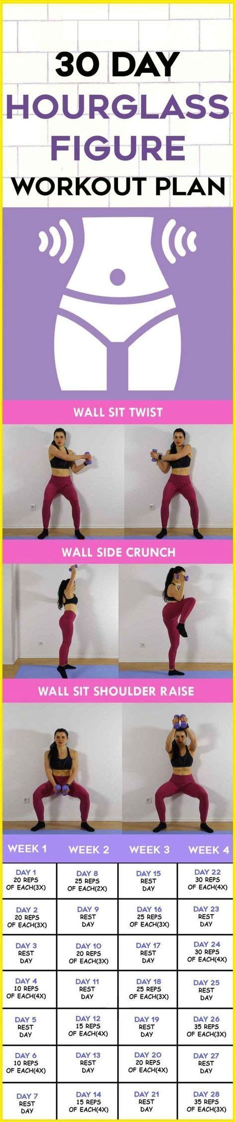 30 Day Hourglass Figure Workout Smaller Waist And Bigger Butt Better