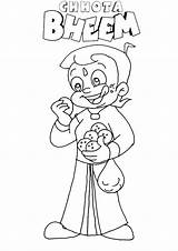 Coloring Bheem Pages Undercover Chota Kc Getcolorings Col Print Getdrawings sketch template