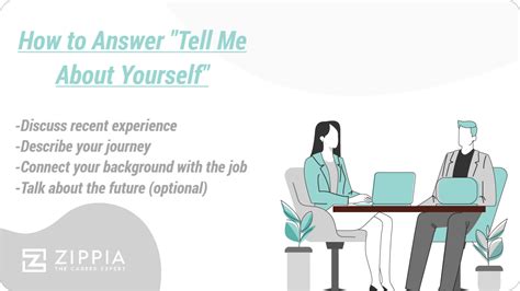 how to answer tell me about yourself in an interview zippia