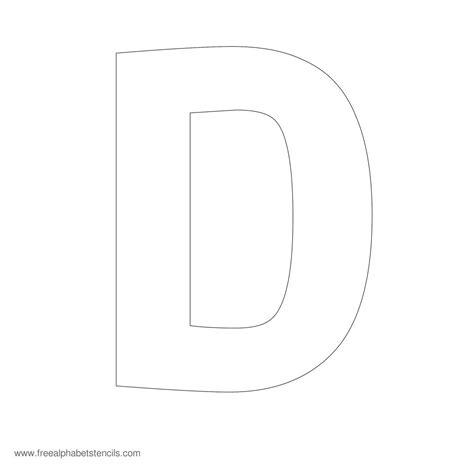 large letter templates printable
