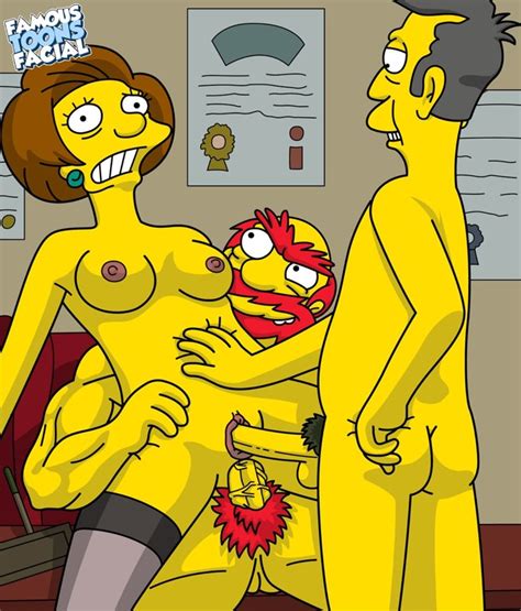 Rule 34 Edna Krabappel Famous Toons Facial Female Groundskeeper