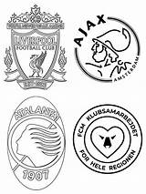 Kleurplaat Ajax Uefa Atalanta Midtjylland Liverpool Ligue Coloring Brugge Bergame Groupe Morningkids Clubs Bergamo Groep Voetbal Beker Bestand Afc sketch template