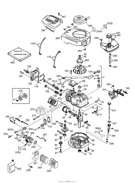 lawn boy  insight lawn mower  sn   parts diagram  engine