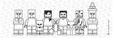 Minecraft Lego Printable Coloring Draw Printables Print sketch template